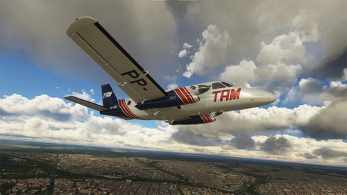 Embraer 110P Bandeirante TAM PP-SBF