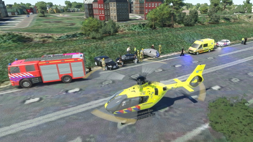 Emergency flights traumaheli in the Northern Netherlands part6