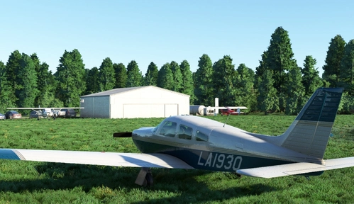 ENMN Mesnali Airfield, Ringsaker, Norway. (New)
