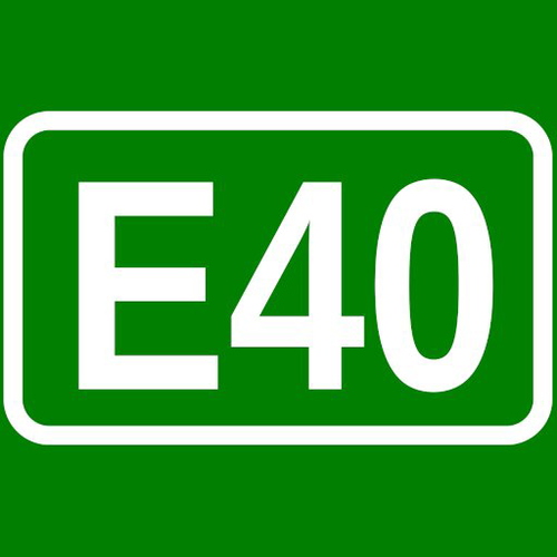 European Route E40 - Calais to Ridder