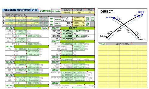 EXCEL AVIATION WORKBOOK