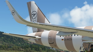 [A32NX] FBW A320 Condor new Livery 2022 Beige Stripe 8K thumbnail 11