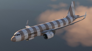 [A32NX] FBW A320 Condor new Livery 2022 Beige Stripe 8K thumbnail 1