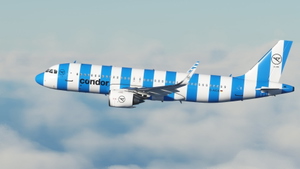 [A32NX] FBW A320 Condor new Livery 2022 Blue Stripe 8K thumbnail 8