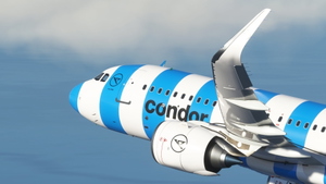 [A32NX] FBW A320 Condor new Livery 2022 Blue Stripe 8K thumbnail 2