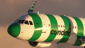 [A32NX] FBW A320 Condor new Livery 2022 Green Stripe 8K thumbnail 6
