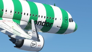 [A32NX] FBW A320 Condor new Livery 2022 Green Stripe 8K thumbnail 4