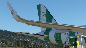 [A32NX] FBW A320 Condor new Livery 2022 Green Stripe 8K thumbnail 11