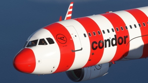 [A32NX] FBW A320 Condor new Livery 2022 Red Stripe 8K thumbnail 1