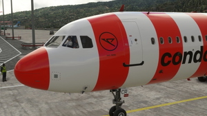[A32NX] FBW A320 Condor new Livery 2022 Red Stripe 8K thumbnail 7