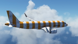 [A32NX] FBW A320 Condor new Livery 2022 Yellow Stripe 8K thumbnail 7