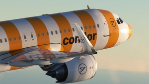 [A32NX] FBW A320 Condor new Livery 2022 Yellow Stripe 8K thumbnail 3