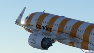[A32NX] FBW A320 Condor new Livery 2022 Yellow Stripe 8K thumbnail 13