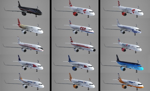 FBW A32NX Czech Liveries megapack thumbnail 1