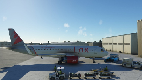 FlyByWire A32NX LAX AIRLINES (REQUESTED)