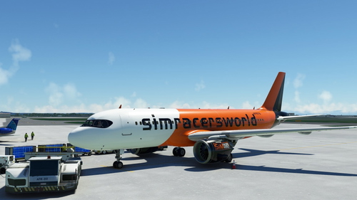 FlyByWire A32nx Sim Racers World | lines (REQUESTED)
