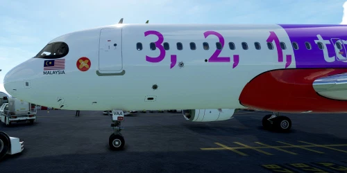 [A32NX] FlyByWire | Airbus A320neo Air Asia 9M-VAA in 8k