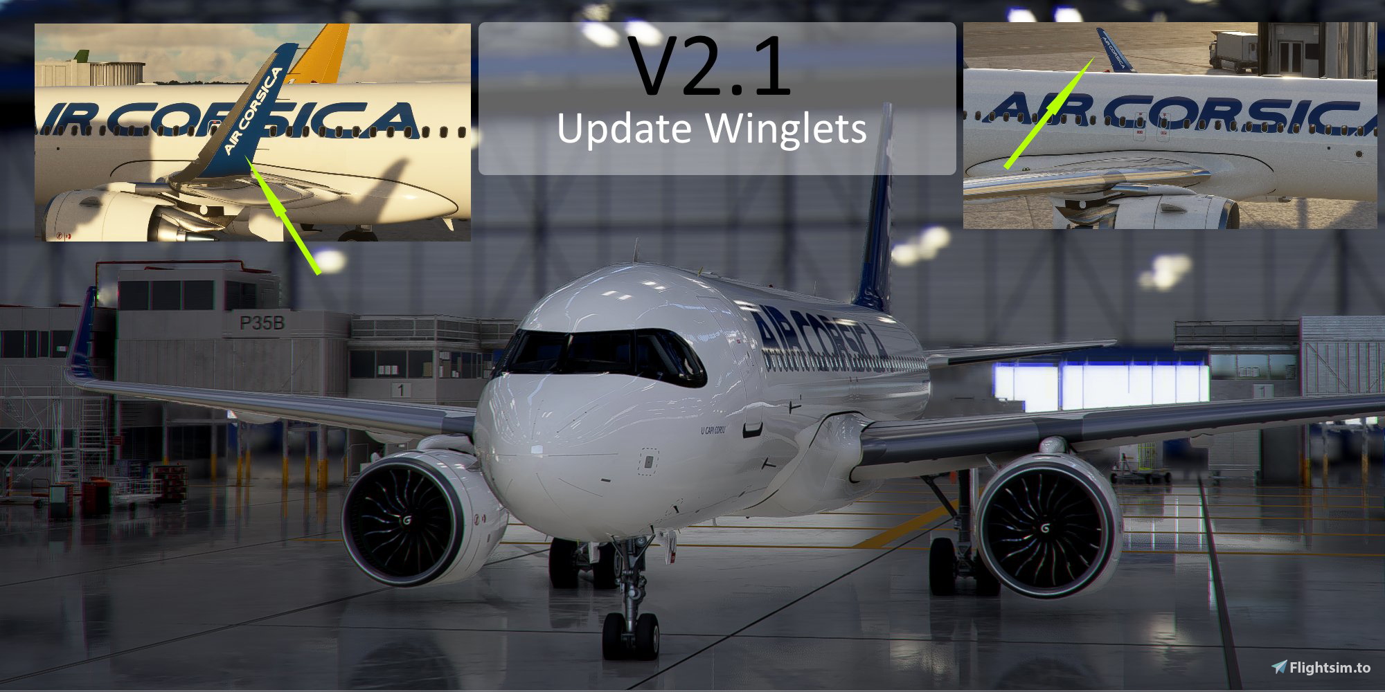 [A32NX] FlyByWire | Airbus A320neo AIR CORSICA F-WWDD in 8k - Image 1
