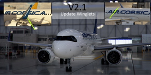 [A32NX] FlyByWire | Airbus A320neo AIR CORSICA F-WWDD in 8k thumbnail 1