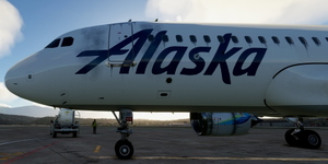 [A32NX] FlyByWire | Airbus A320neo Alaska Airlines N638VA Dirty in 8k thumbnail 3
