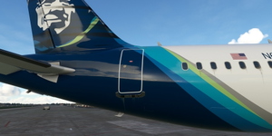 [A32NX] FlyByWire | Airbus A320neo Alaska Airlines N638VA Dirty in 8k thumbnail 8