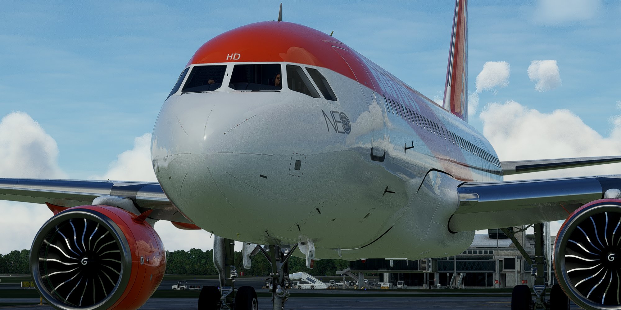 [A32NX] FlyByWire | Airbus A320neo EasyJet G-UZHD in 8k - Image 1