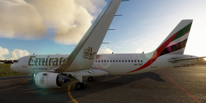 [A32NX] FlyByWire | Airbus A320neo EMIRATES AIRLINE A6-TAC in 8k thumbnail 4