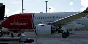 [A32NX] FlyByWire | Airbus A320neo Norwegian LN-DYD in 8k thumbnail 2
