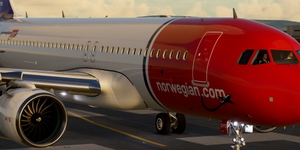 [A32NX] FlyByWire | Airbus A320neo Norwegian LN-DYD in 8k thumbnail 11