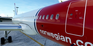 [A32NX] FlyByWire | Airbus A320neo Norwegian LN-DYI in 8k thumbnail 9