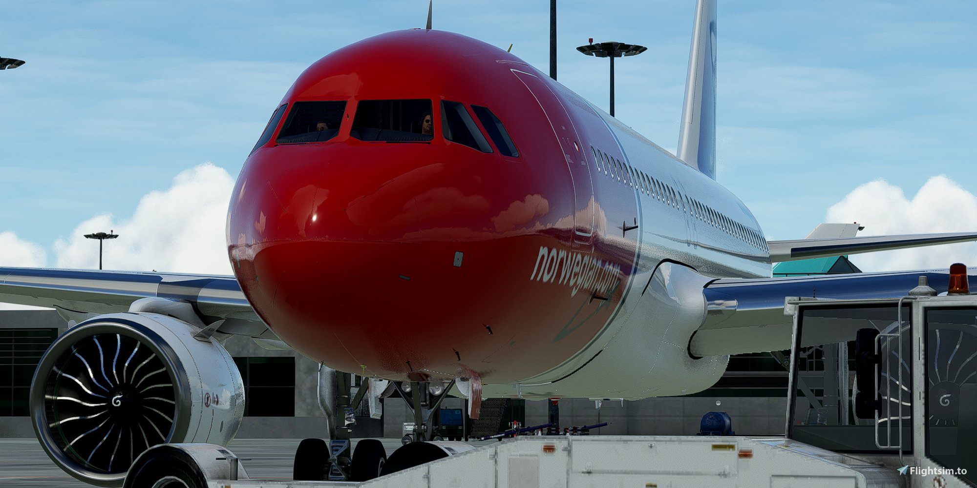 [A32NX] FlyByWire | Airbus A320neo Norwegian LN-DYI in 8k - Image 1