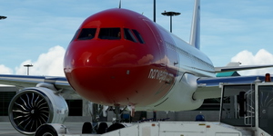 [A32NX] FlyByWire | Airbus A320neo Norwegian LN-DYI in 8k thumbnail 1