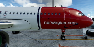 [A32NX] FlyByWire | Airbus A320neo Norwegian LN-DYI in 8k thumbnail 7