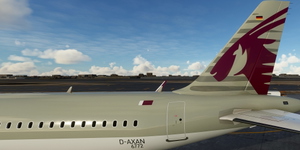 [A32NX] FlyByWire | Airbus A320neo QATAR AIRWAYS D-AXAN in 8k thumbnail 6