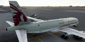 [A32NX] FlyByWire | Airbus A320neo QATAR AIRWAYS D-AXAN in 8k thumbnail 8