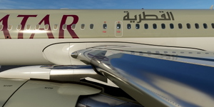 [A32NX] FlyByWire | Airbus A320neo QATAR AIRWAYS D-AXAN in 8k thumbnail 4