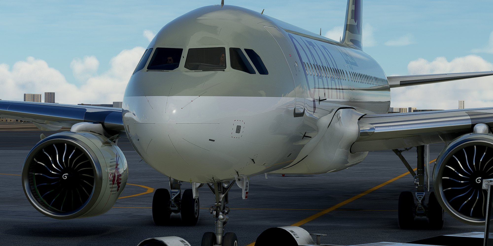 [A32NX] FlyByWire | Airbus A320neo QATAR AIRWAYS D-AXAN in 8k - Image 1