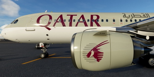 [A32NX] FlyByWire | Airbus A320neo QATAR AIRWAYS D-AXAN in 8k thumbnail 3