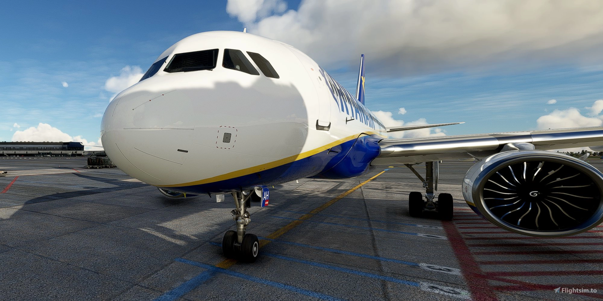 [A32NX] FlyByWire | Airbus A320neo RYANAIR EI-DAH in 8k - Image 1