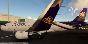 [A32NX] FlyByWire | Airbus A320neo THAI AIRWAYS HS-TXB in 8k thumbnail 4