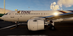 [A32NX] FlyByWire | Airbus A320neo THAI AIRWAYS HS-TXB in 8k thumbnail 3