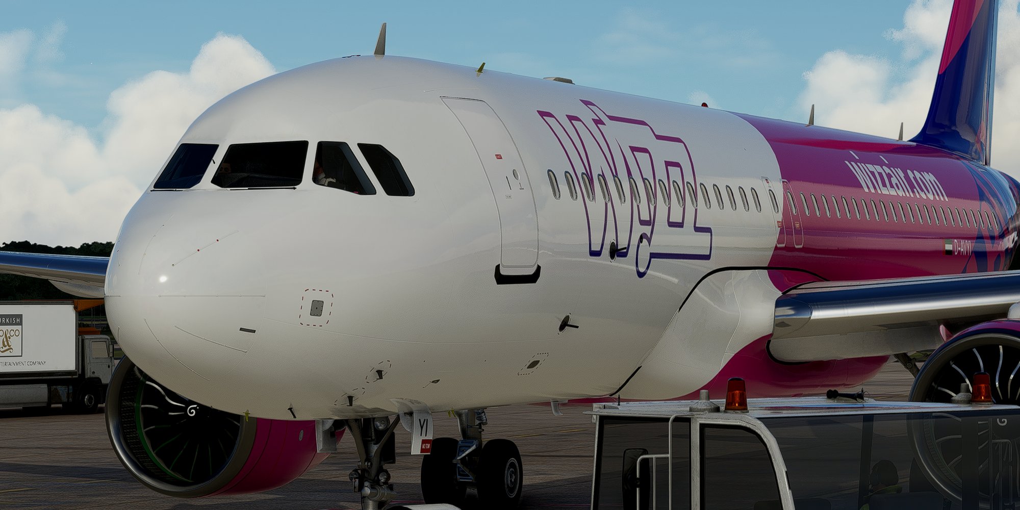 [A32NX] FlyByWire | Airbus A320neo WIZZ AIR D-AVYI in 8k - Image 1
