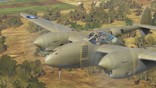 Flyingiron P-38 lightning RAAF A55-1, 1944