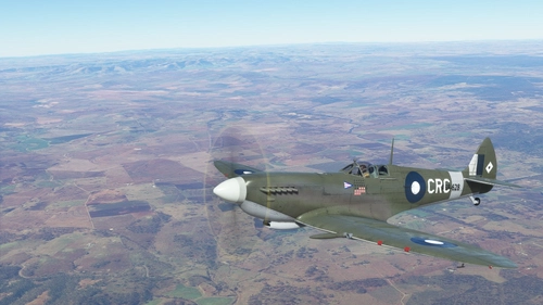 Flyingiron Spitfire MK IX RAAF A58-628 1944 Livery Eraly Green