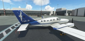 Flysimware Cessna 414 Livery - Cape Air thumbnail 3