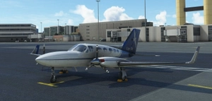 Flysimware Cessna 414 Livery - Cape Air thumbnail 1