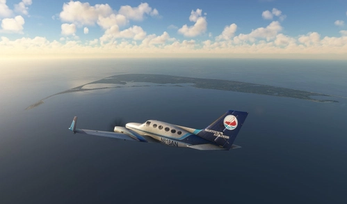 Flysimware Cessna 414 Livery - Nantucket Airlines