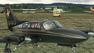 Flysimware – Cessna 414AW Chancellor John Player Team Lotus G-PRIX (For 3 models) thumbnail 1