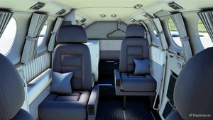 Flysimware Cessna C414 Chancellor - Grey Interior + Different Panels thumbnail 4