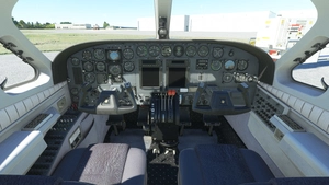 Flysimware Cessna C414 Chancellor - Grey Interior + Different Panels thumbnail 11